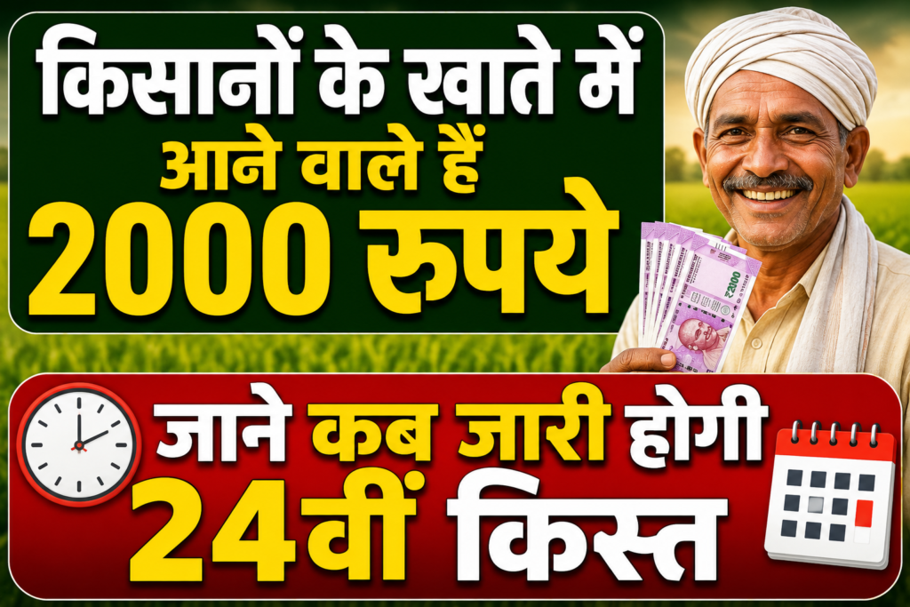 PM Kisan 24th Installment 2026 ₹2000 Update