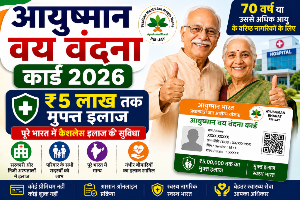Ayushman Vaya Vandana Card 2026 Apply Online
