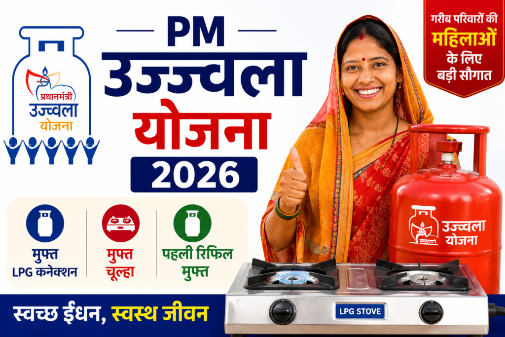 PM Ujjwala Yojana 2026 Free LPG Gas Connection