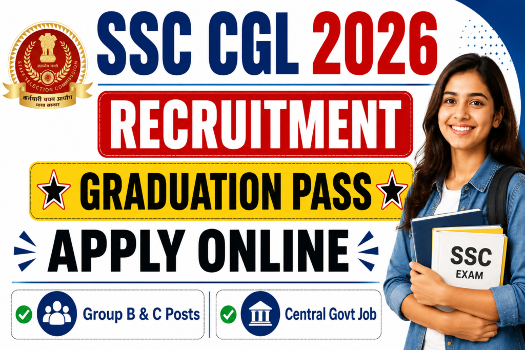 SSC CGL Recruitment 2026 Apply Online