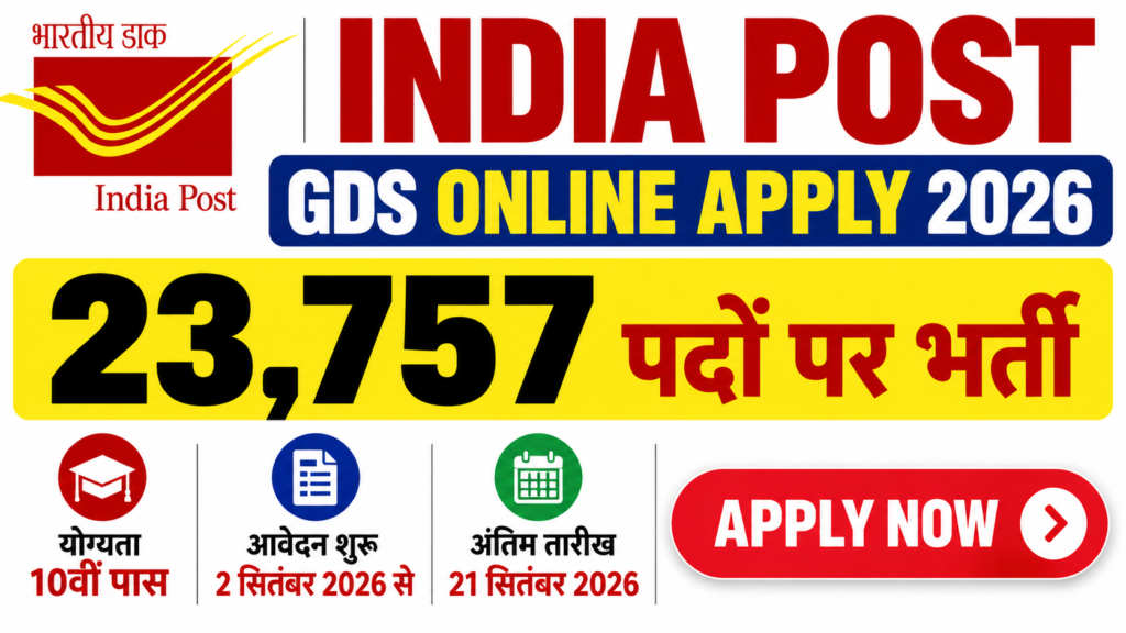 India Post GDS Online Apply 2026